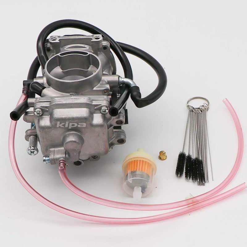 KIPA Carburetor For Yamaha TTR225 TTR 225 Dirt Bike 1999-2004, Replace OEM Part Number 5FG-14901-00-00, With Carbon Dirt Jet Cleaner Tool Kit & Fuel Filter - Image 2